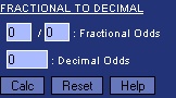 Fractional to Decimal Odds