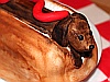Hot Dog Sausage Dog Birthday Cake