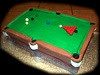 Snooker Table Cake