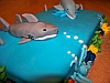 Dolphins and Sharks Cake